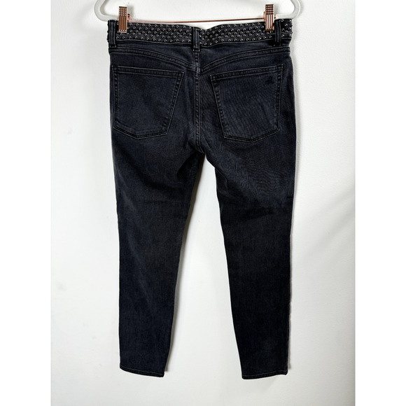 NWT DL1961 Instasculpt Skinny *Sample* Studded Punk Rock Gothic Grunge Jeans 27 - Picture 5 of 8